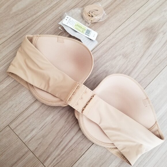 NEW Natori Minimal Strapless Contour Underwire Bra 729229 Cafe Nude Size 36B $65 - Picture 8 of 16